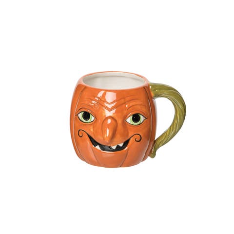Gilbert Pumpkin Gathered Traditions Joe Spencer 3D Halloween Mug 30 oz