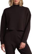 Rhone DreamGlow Mock Neck Crop Sweatshirt