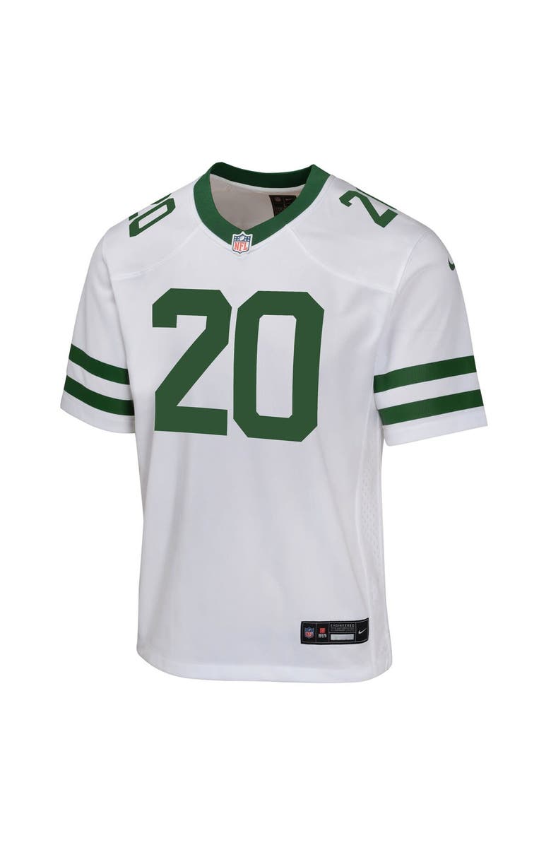 Nike Youth Nike Breece Hall Legacy White New York Jets Game Jersey, Alternate, color, White