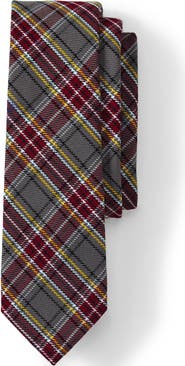 Lands' End School Uniform Kids Plaid To Be Tied Tie