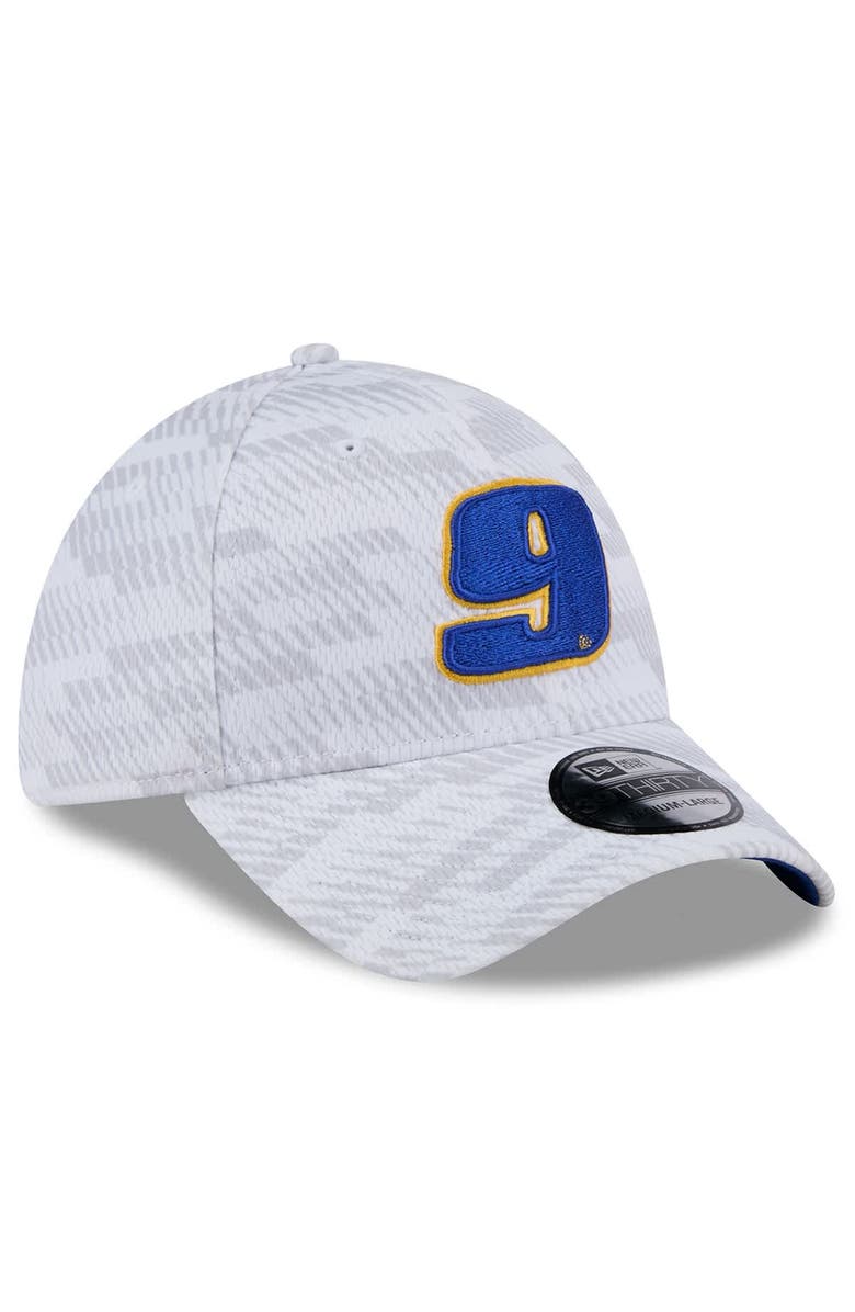 New Era Men
s New Era White Chase Elliott 39THIRTY Graded Flex Hat, Alternate, color, White