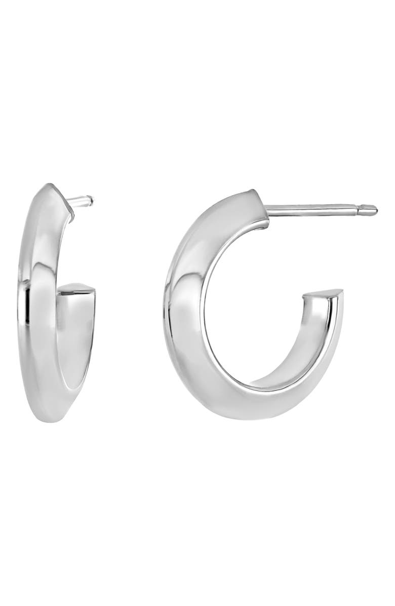 Bony Levy Beveled 14K Gold Huggie Hoop Earrings, Main, color,