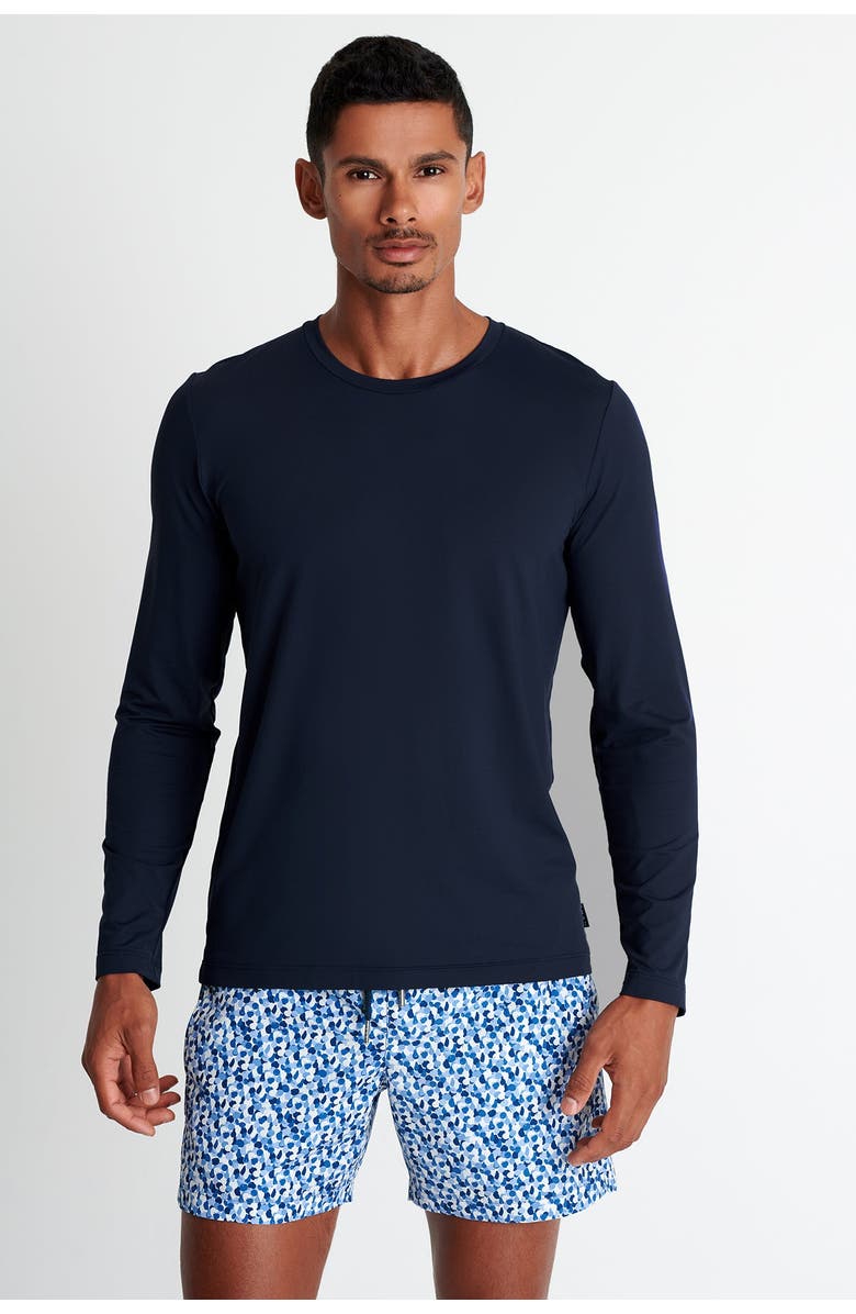 SHAN Microfiber long-sleeve crew-neck, Alternate, color, 