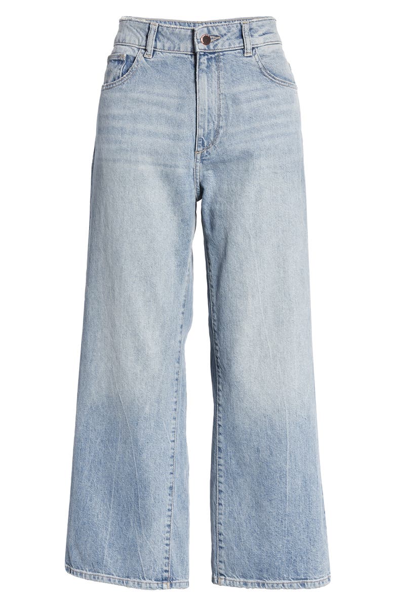 DL1961 x Marianna Hewitt Hepburn High Waist Crop Wide Leg Jeans, Alternate, color, 