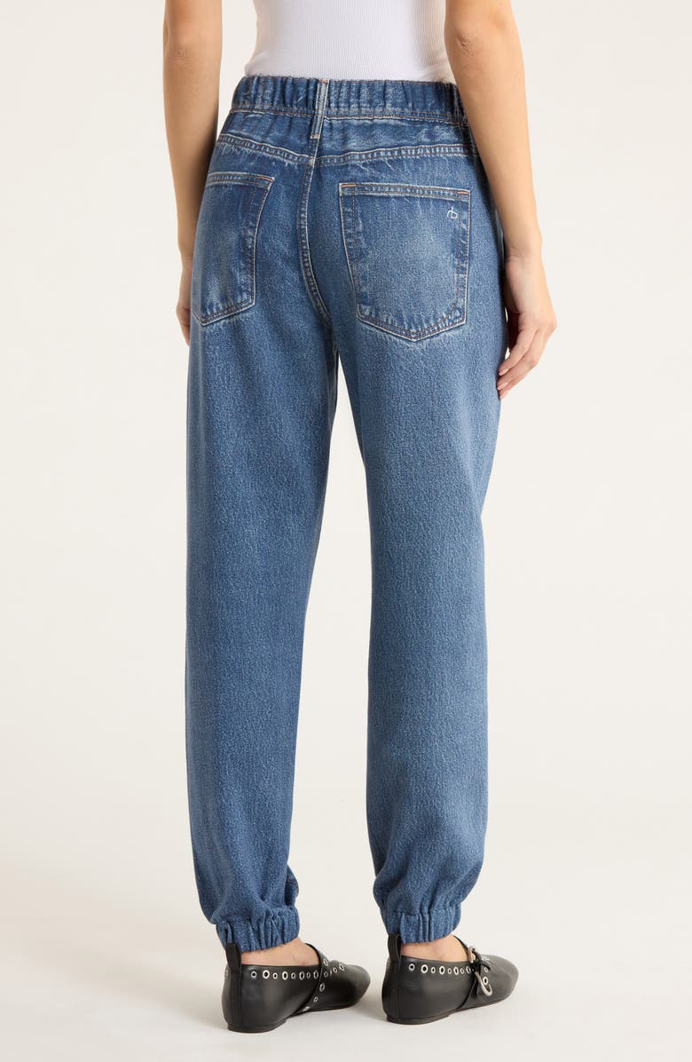 rag & bone/JEAN Miramar Denim Print Cotton Fleece Joggers, Alternate, color, Almda