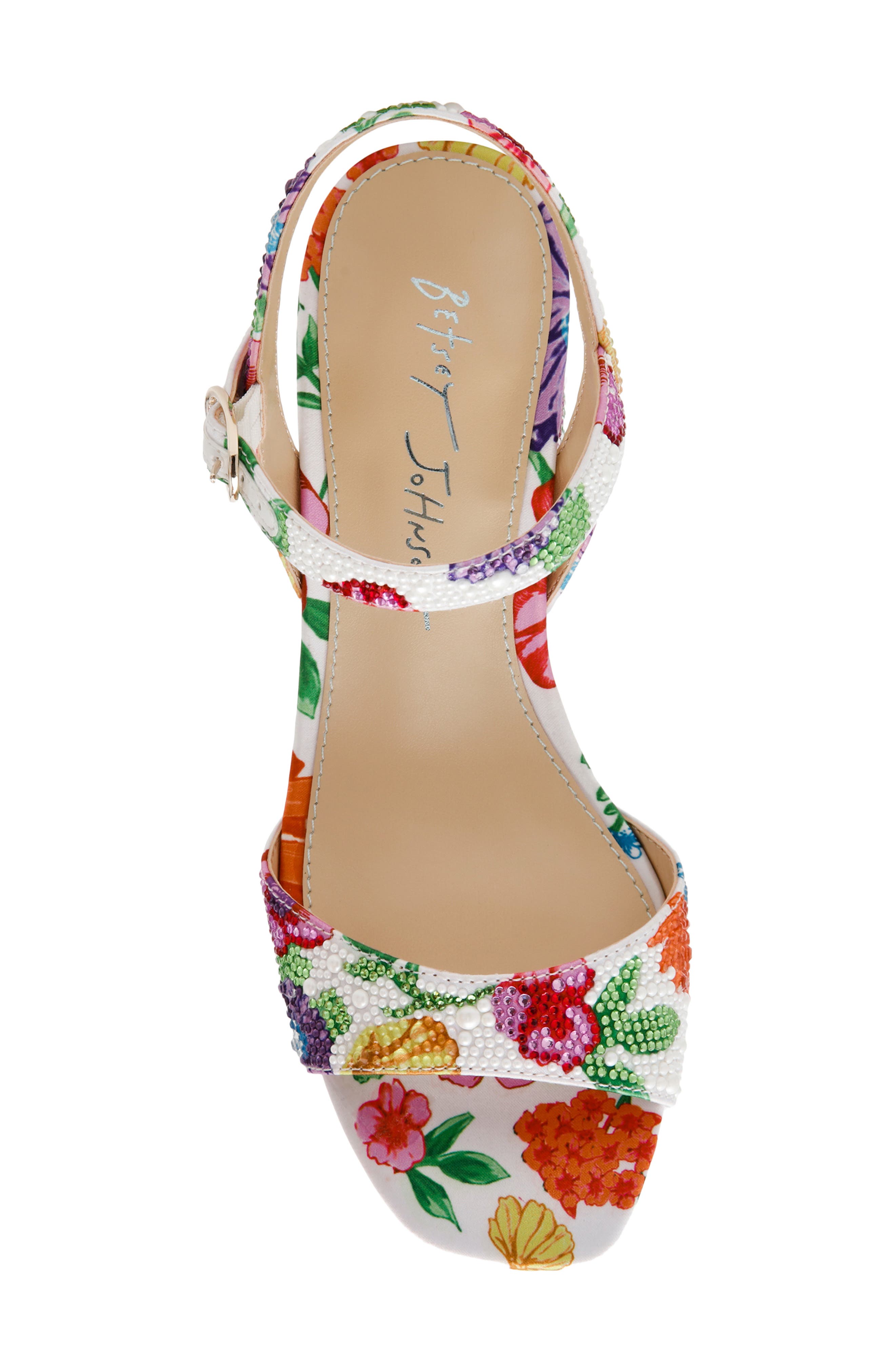 Betsey Johnson Tamy Ankle Strap Sandal, Alternate, color, 