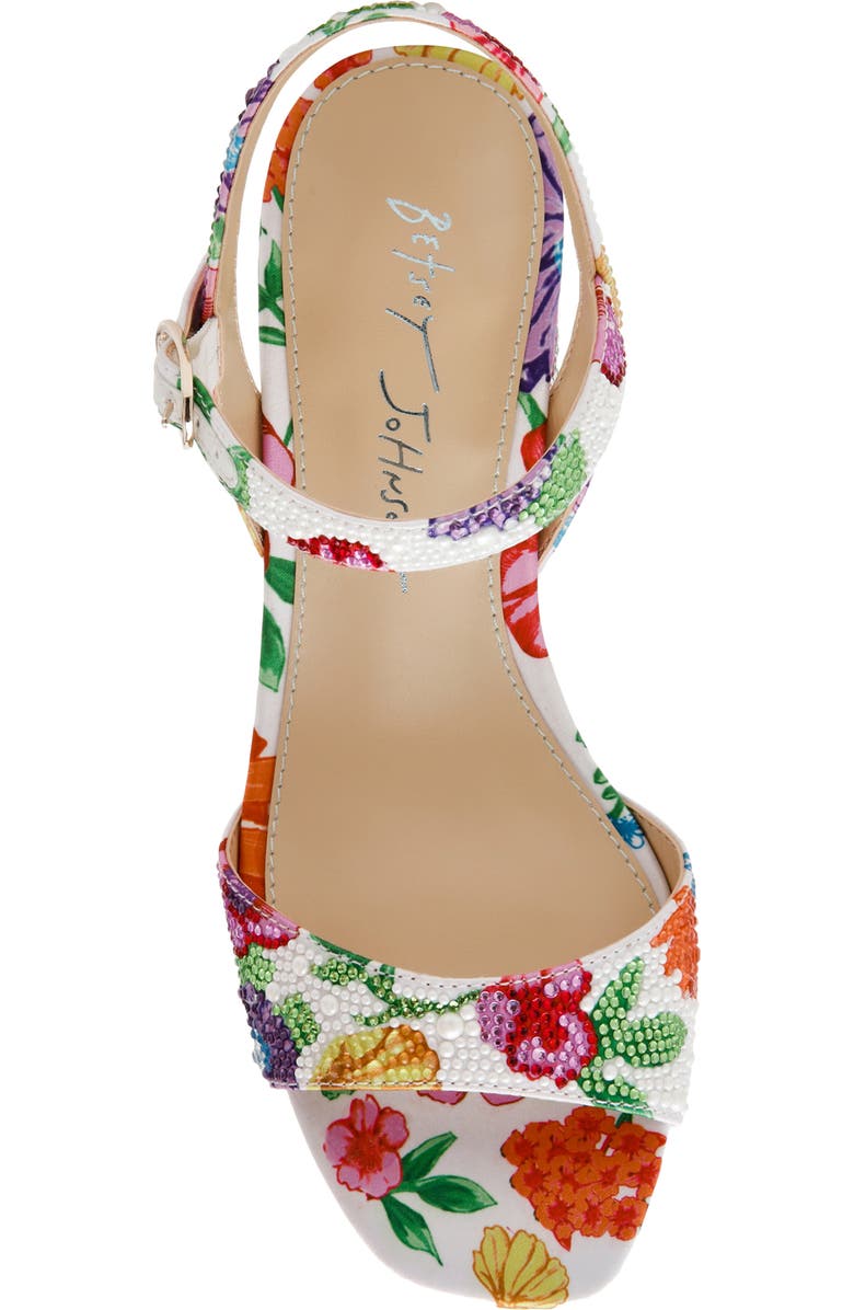 Betsey Johnson Tamy Ankle Strap Sandal, Alternate, color,