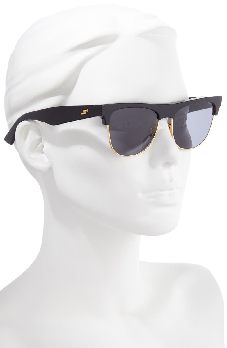 Bottega Veneta 55mm Cat Eye Sunglasses, Alternate, color, 