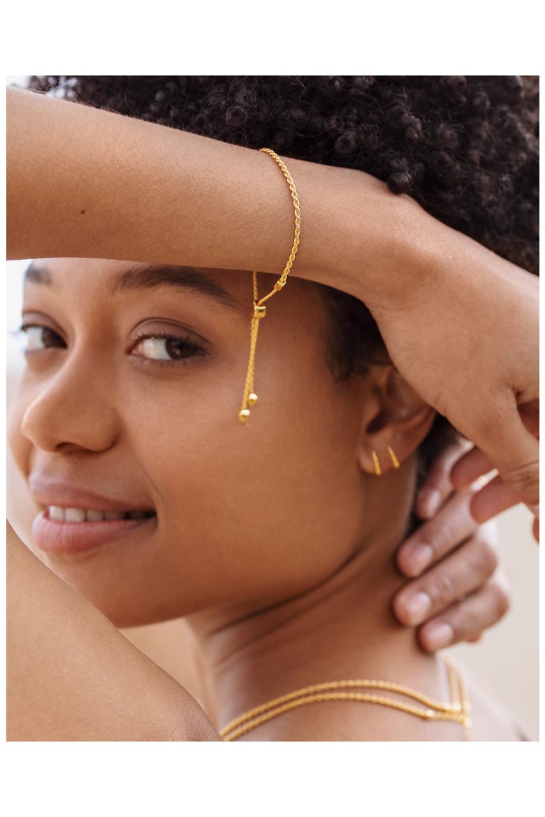 Corda Rope Chain Friendship Bracelet, Alternate, color, YELLOW GOLD