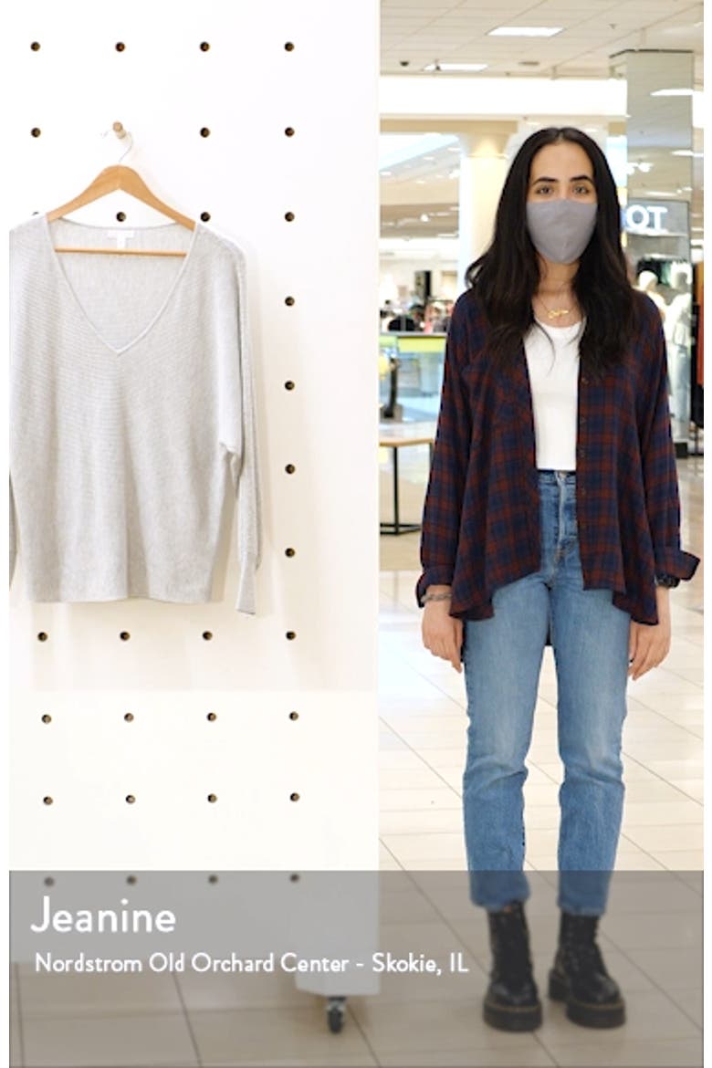 Dolman Sleeve V-Neck Sweater video