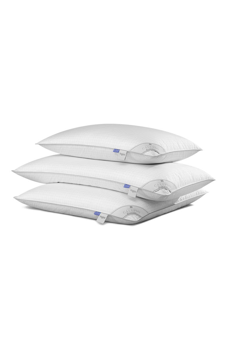 Togas Calypso goose down pillow, Alternate, color, White