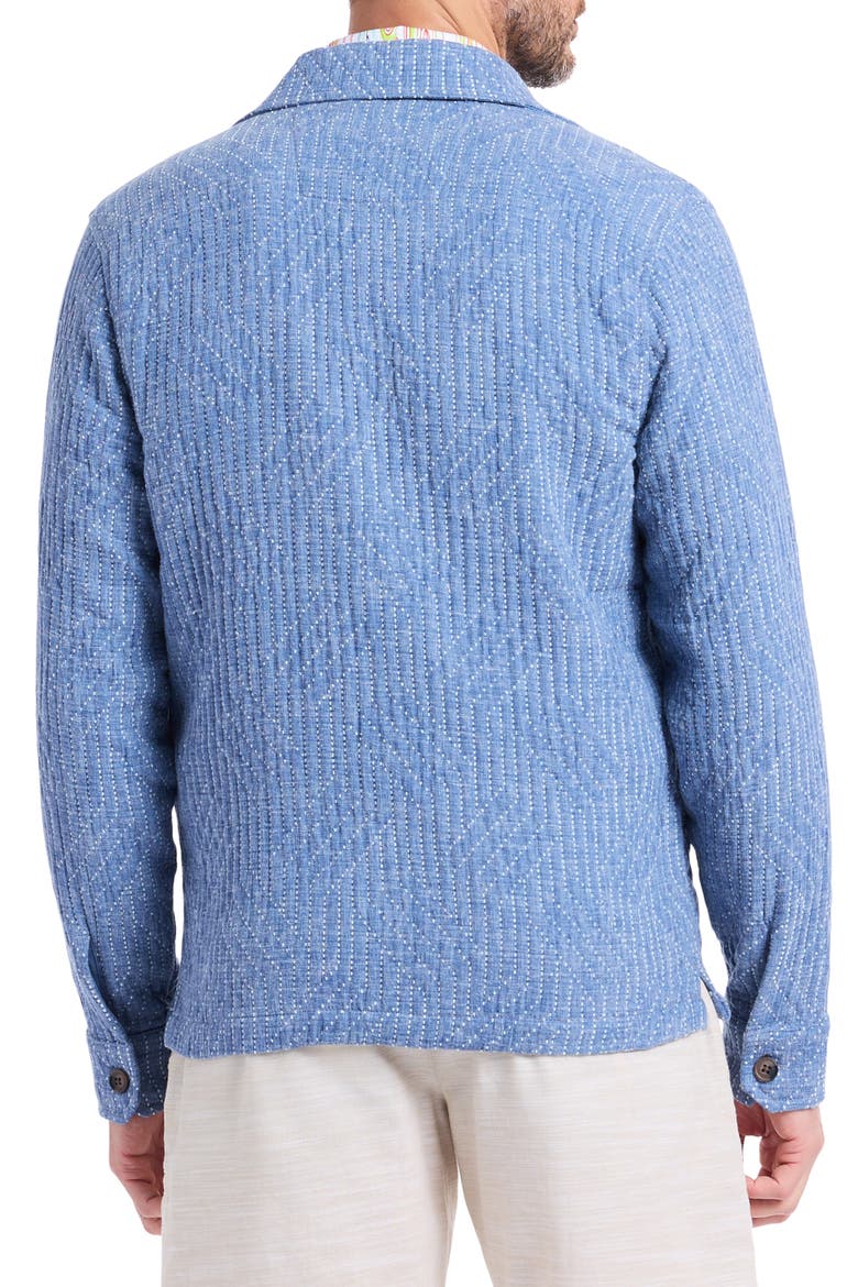 Shawell Woven Shirt Jacket, Alternate, color, BLUE