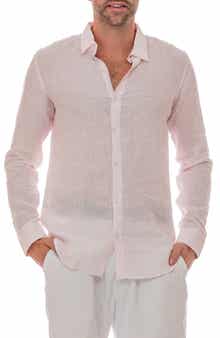 RANEES Linen Resort Button-Up Shirt