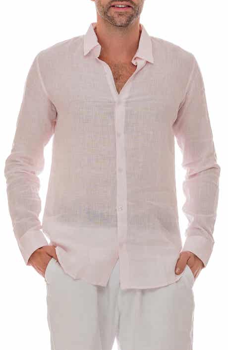 RANEES Linen Resort Button-Up Shirt