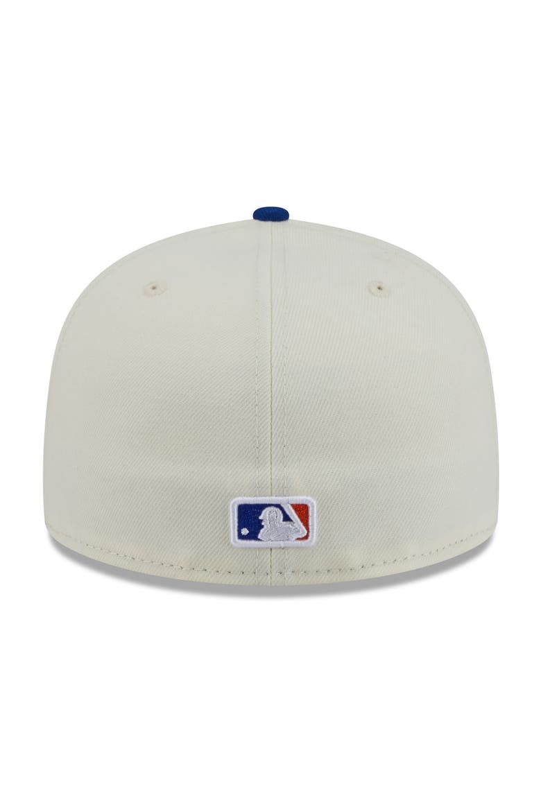 Men's New Era White/Royal New York Mets Blossom 59FIFTY Fitted Hat, Alternate, color, White