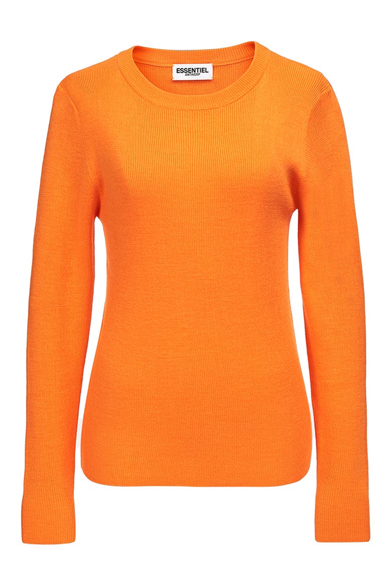 Essential Antwerp Bandito Crewneck Sweater, Alternate, color, ORANGE GLOW
