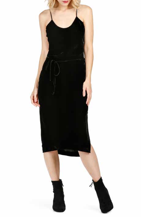 Tressa Velvet Midi Slipdress