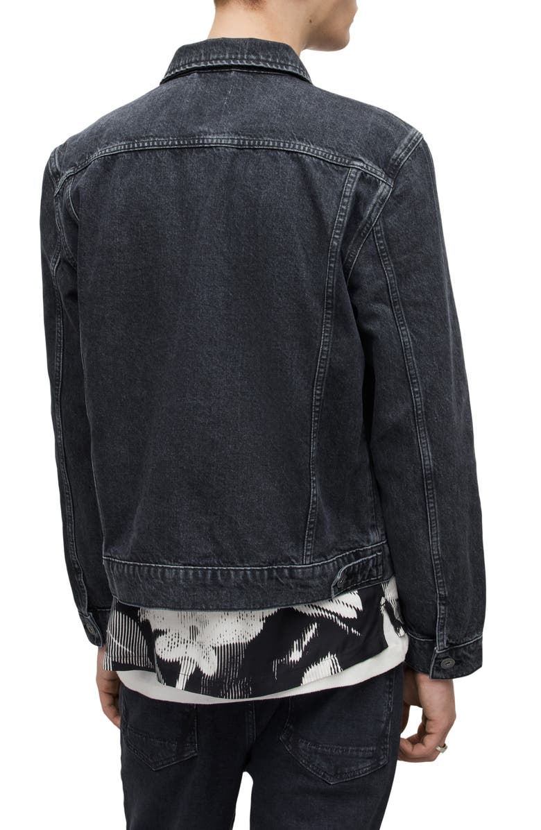 AllSaints Monza Denim Jacket, Alternate, color, 