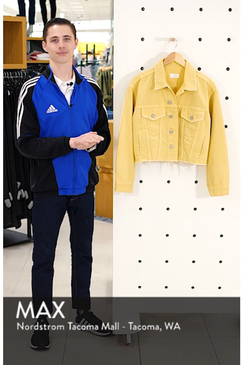 The Harvey Raw Hem Denim Jacket video