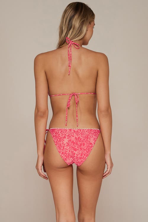 Swim Systems Pom Pom Triangle Bikini Swimsuit Top In Modern Romance