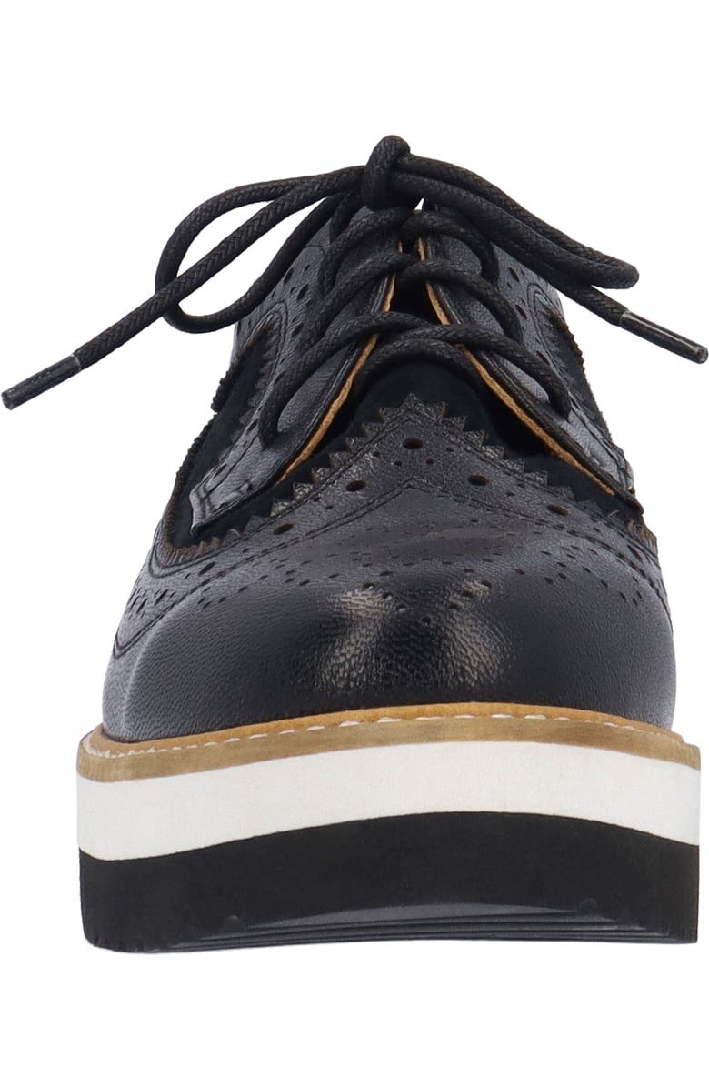 L'Amour des Pieds Zorielle Platform Oxford, Alternate, color, Black