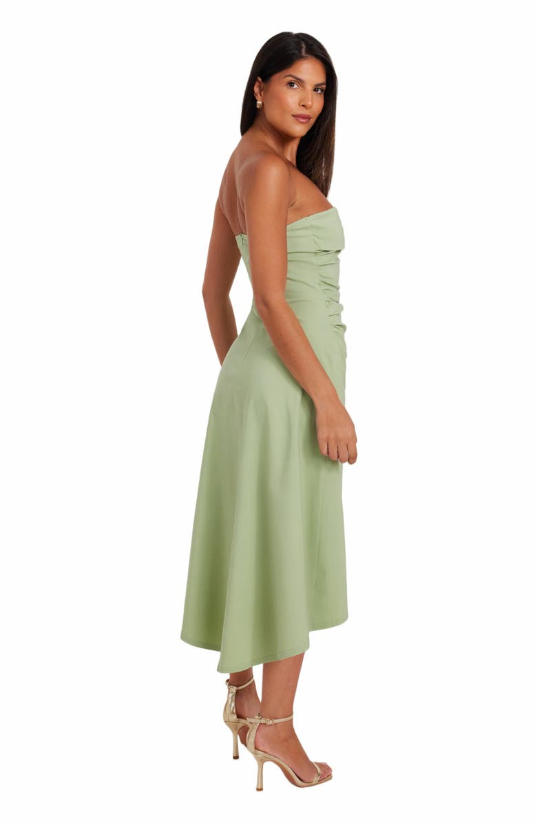 QUIZ Bengaline Bandeau Midi Dress, Alternate, color,