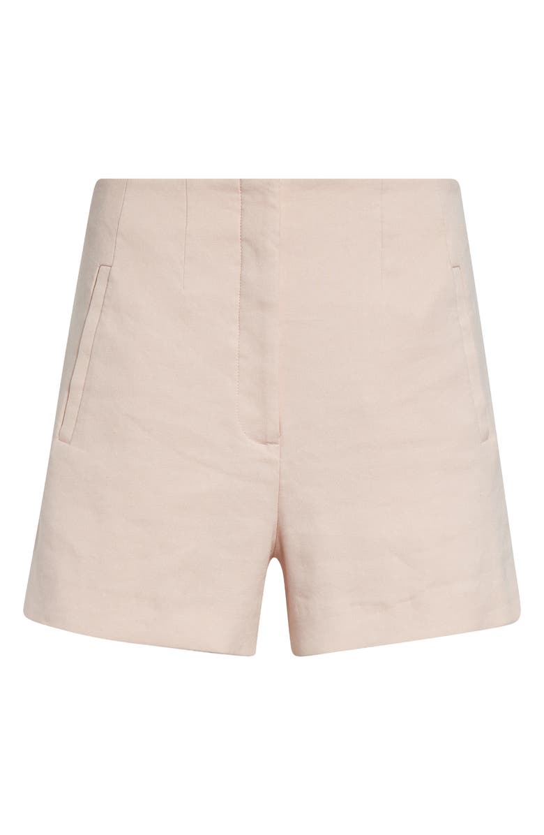 Jazmin High Waist Linen Blend Shorts