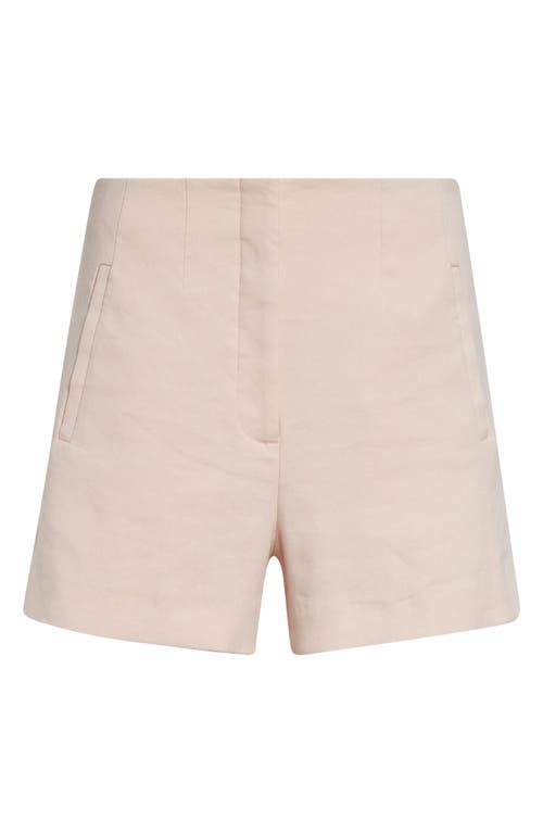 VERONICA BEARD VERONICA BEARD JAZMIN HIGH WAIST LINEN BLEND SHORTS