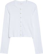 LESET Nando Button-Up Crewneck Cardigan