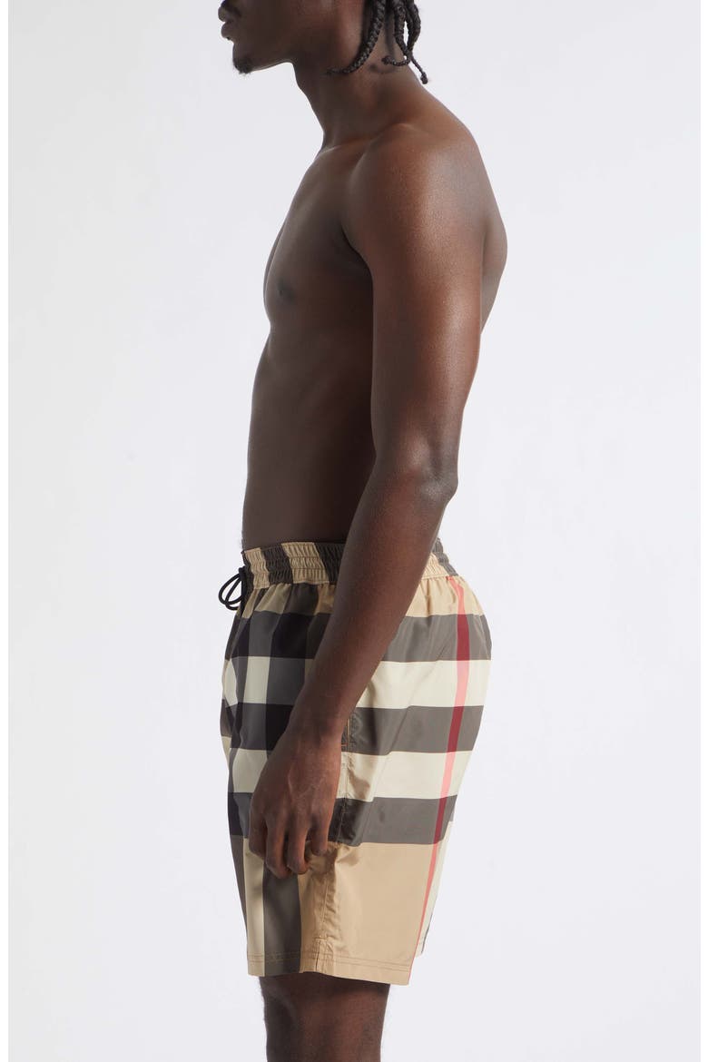 Guildes Check Swim Trunks, Alternate, color, ARCHIVE BEIGE IP CHECK