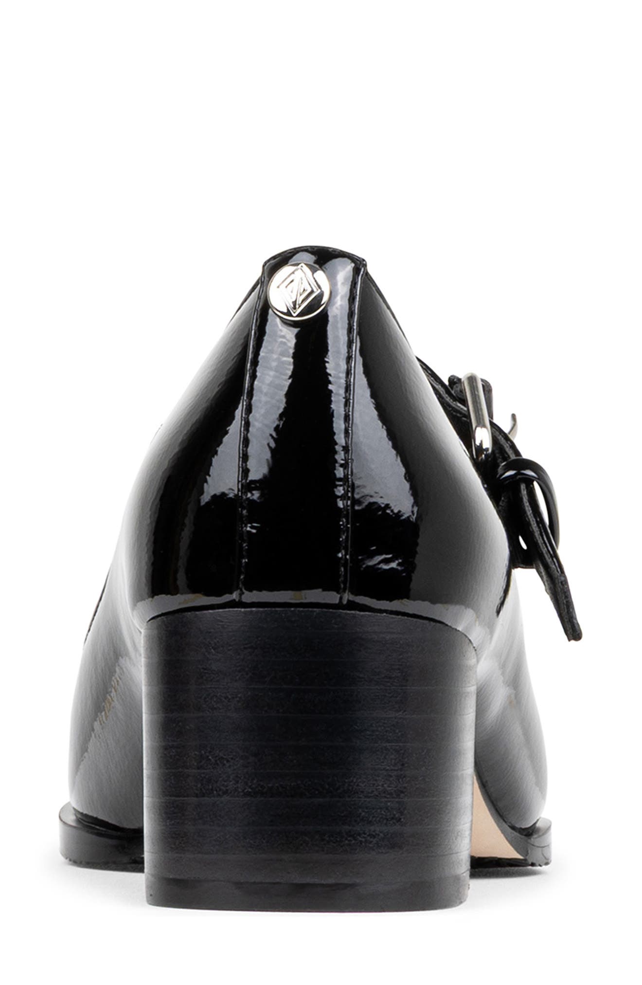 Kiyomi Faux Leather Mary Jane Pump, Alternate, color, BLACK