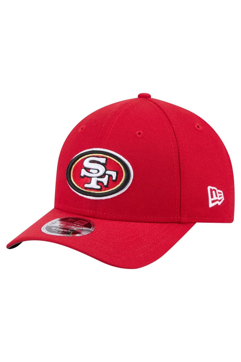 Men's New Era  Scarlet San Francisco 49ers Team Collection 9FORTY M-Crown Adjustable Hat, Main, color, Scarlet