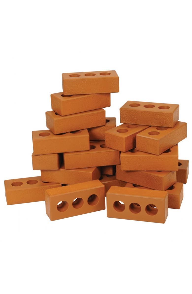 Kaplan Early Learning Company Brick, Blocks, and Rock Builders, Alternate, color, Multicolored