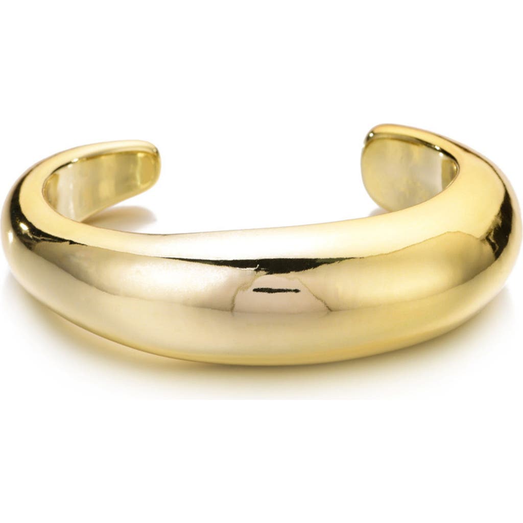Adornia Chunky Cuff Bracelet In Gold