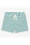 selected Sunwashed Teal White Stripe