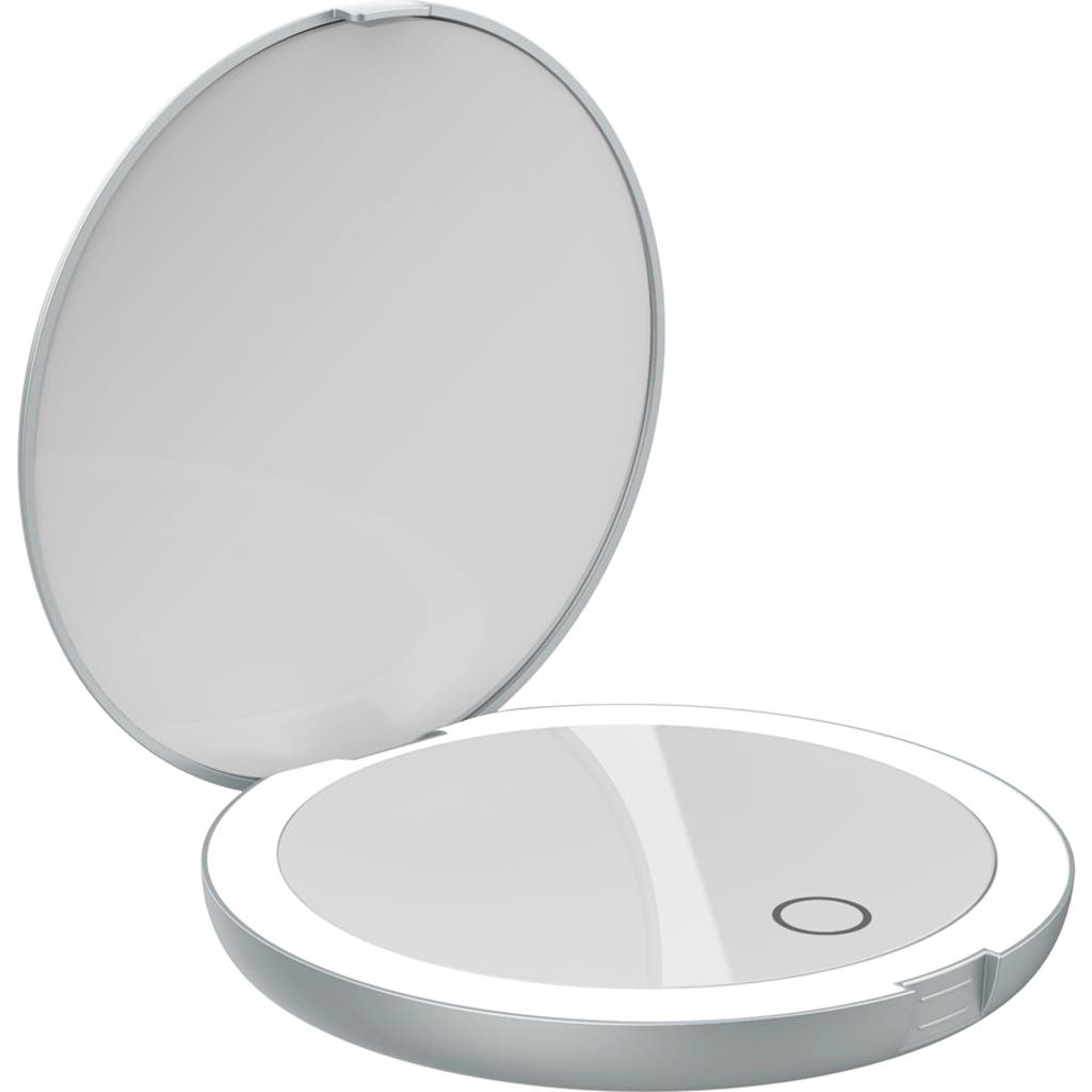 Luna London Compact Mirror In Gray