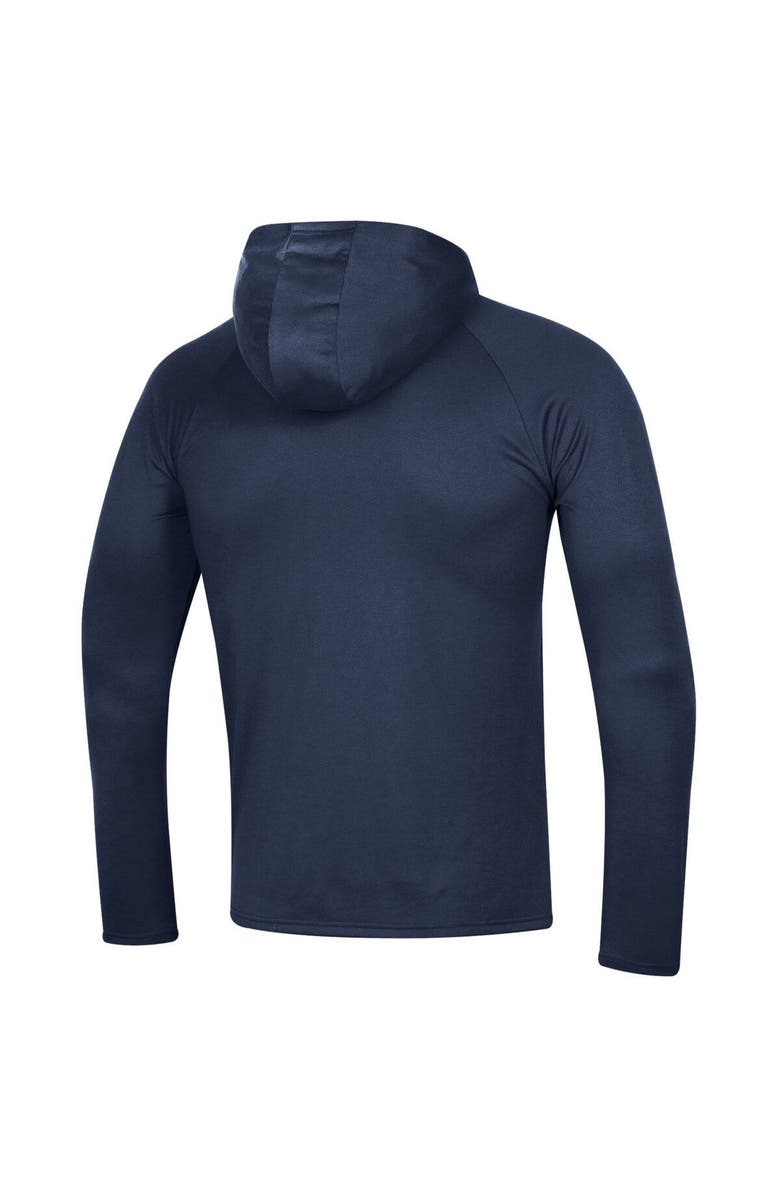 Under Armour Navy Saint Mary's Gaels 2023 On Court Bench Shooting Long Sleeve Hoodie T-Shirt, Alternate, color, 