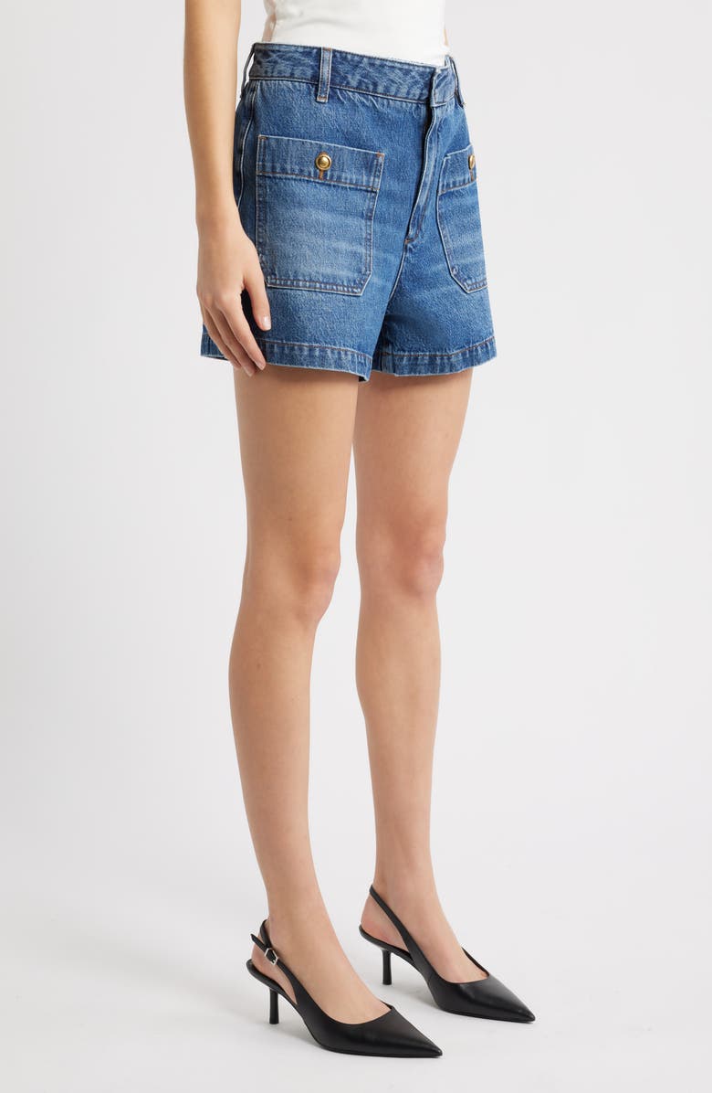 FRAME The Cruise Denim Shorts, Alternate, color, Belief
