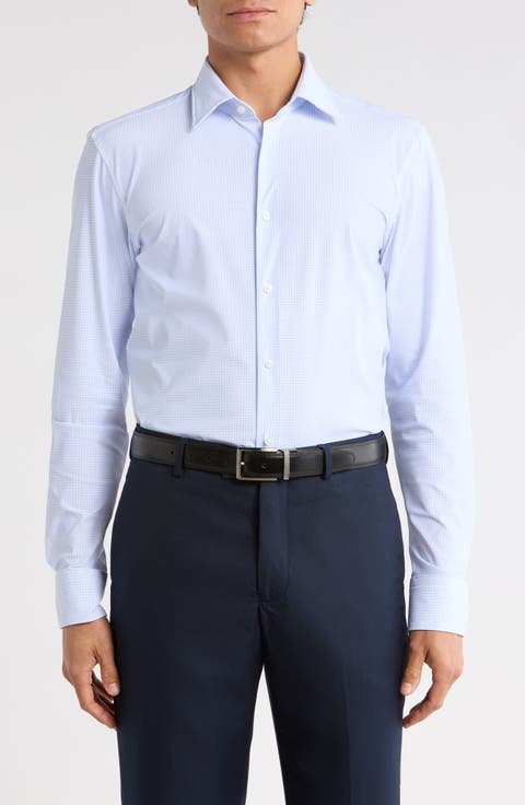 Hank Kent Slim Fit Performance Stretch Dress Shirt (Regular & Big)