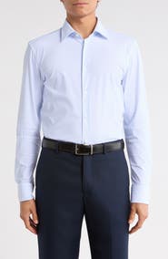 BOSS Hank Kent Slim Fit Performance Stretch Dress Shirt