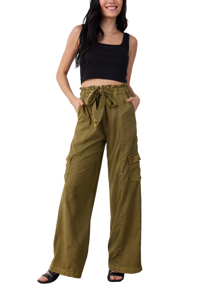 Bella Dahl High Waist Cargo Pants, Alternate, color, 