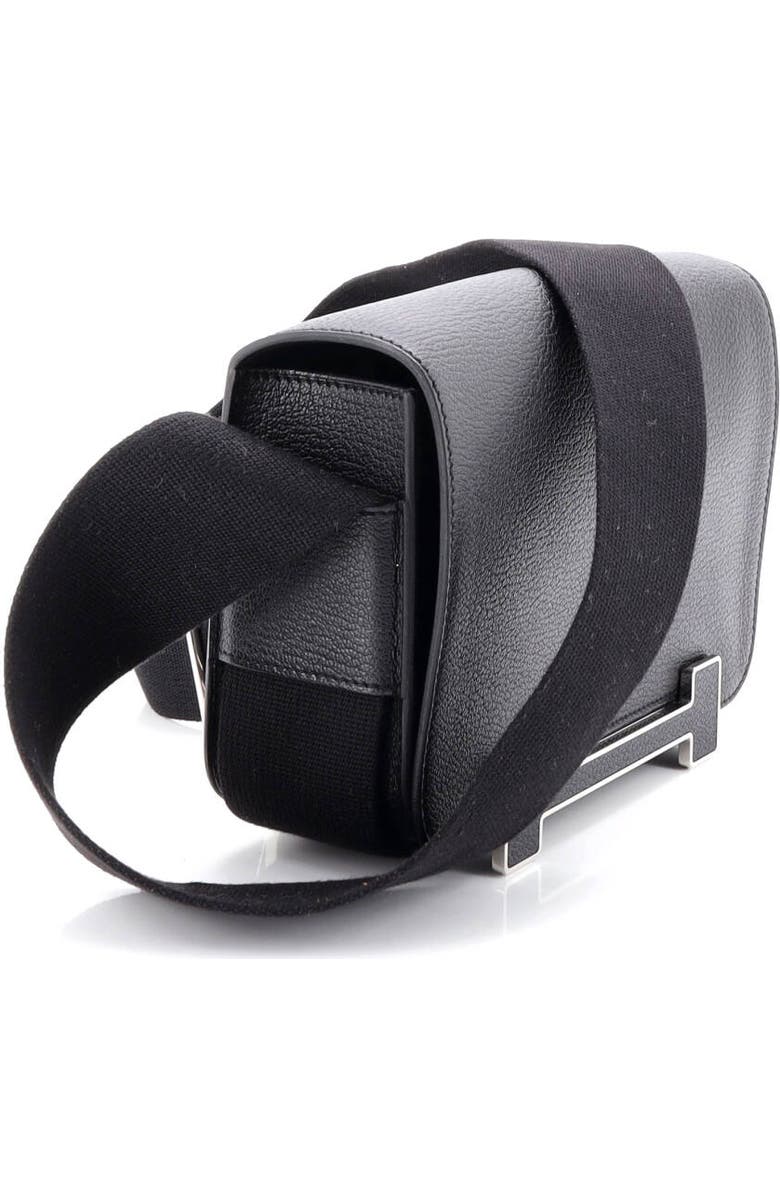 Pre-Owned Hermes Geta Bag Chevre Mysore, Alternate, color, Noir