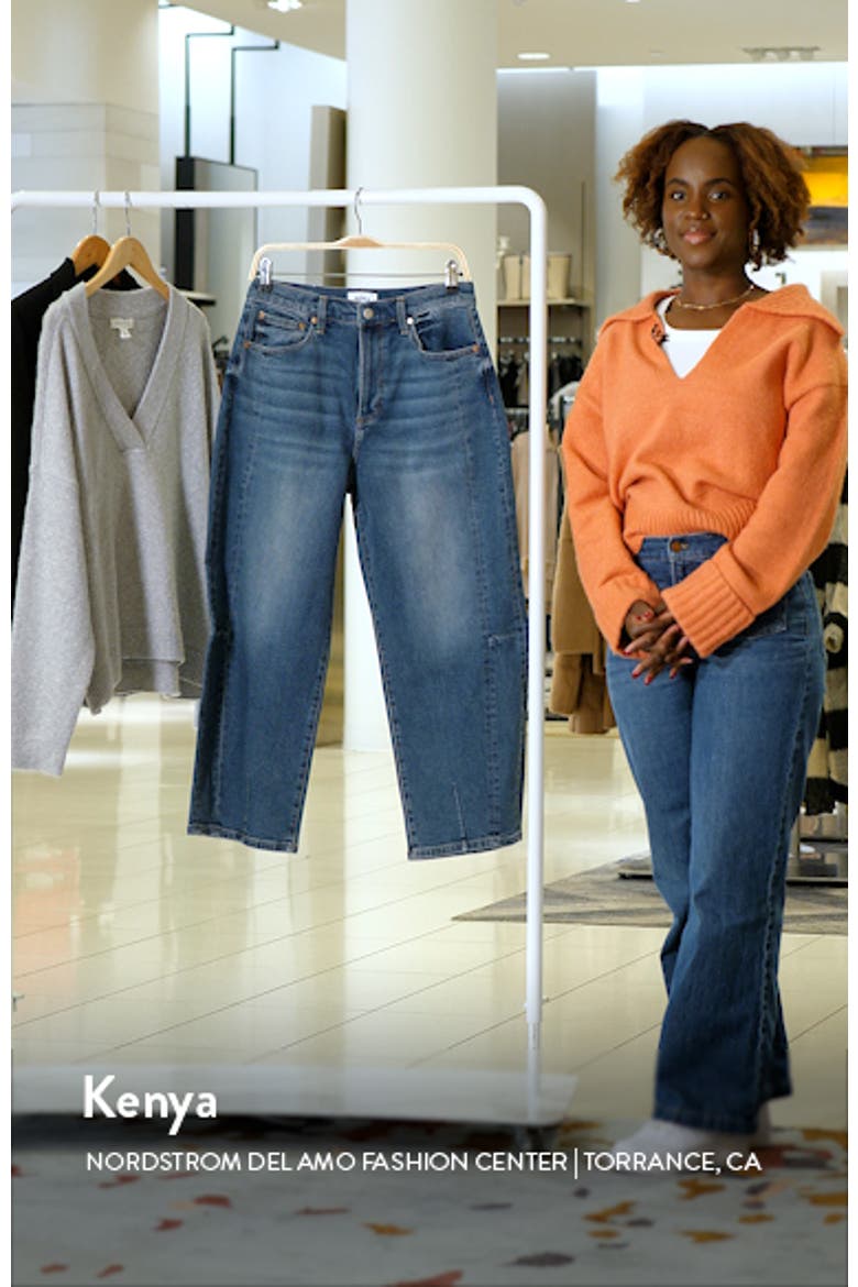 Eli Ankle Barrel Leg Jeans video