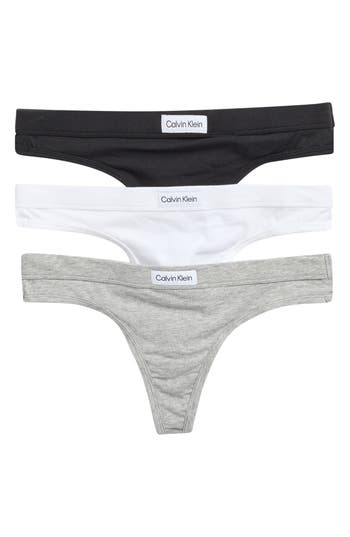 Calvin Klein Assorted 3-pack Thongs In Multi