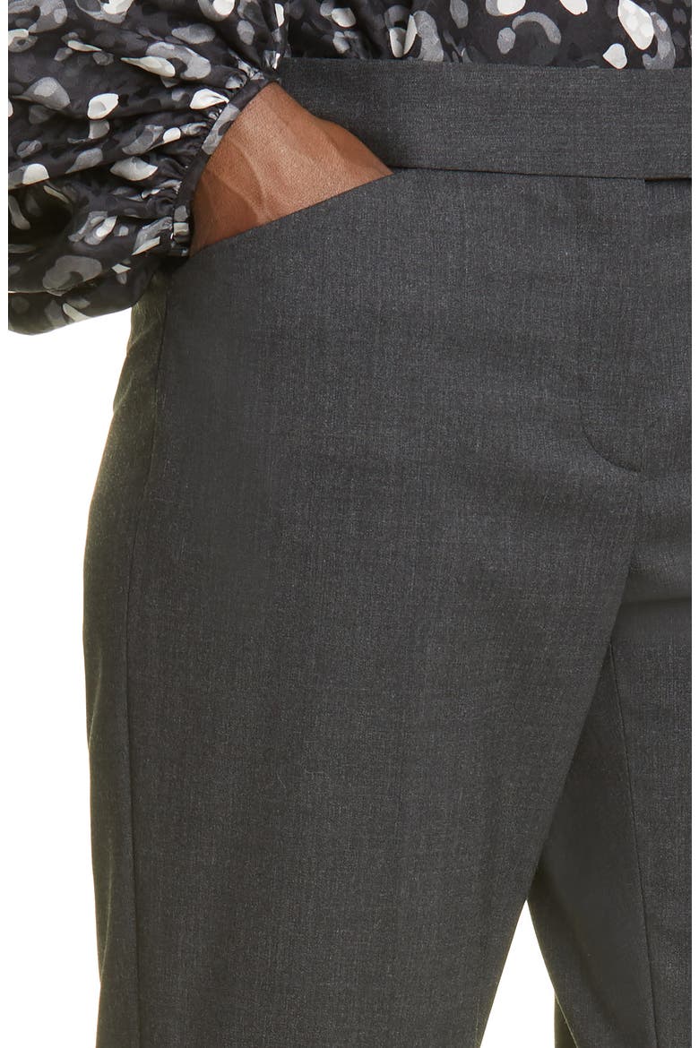 Irving Skinny Stretch Wool Pants, Alternate, color, SMOKE