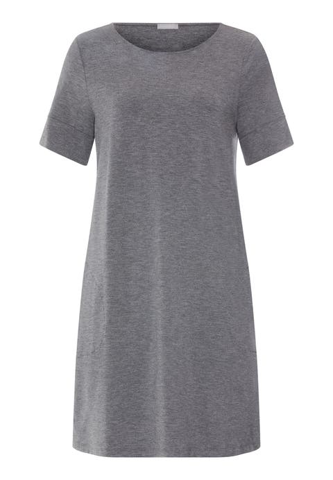 Natural Elegance Soft Round Neck Nightgown