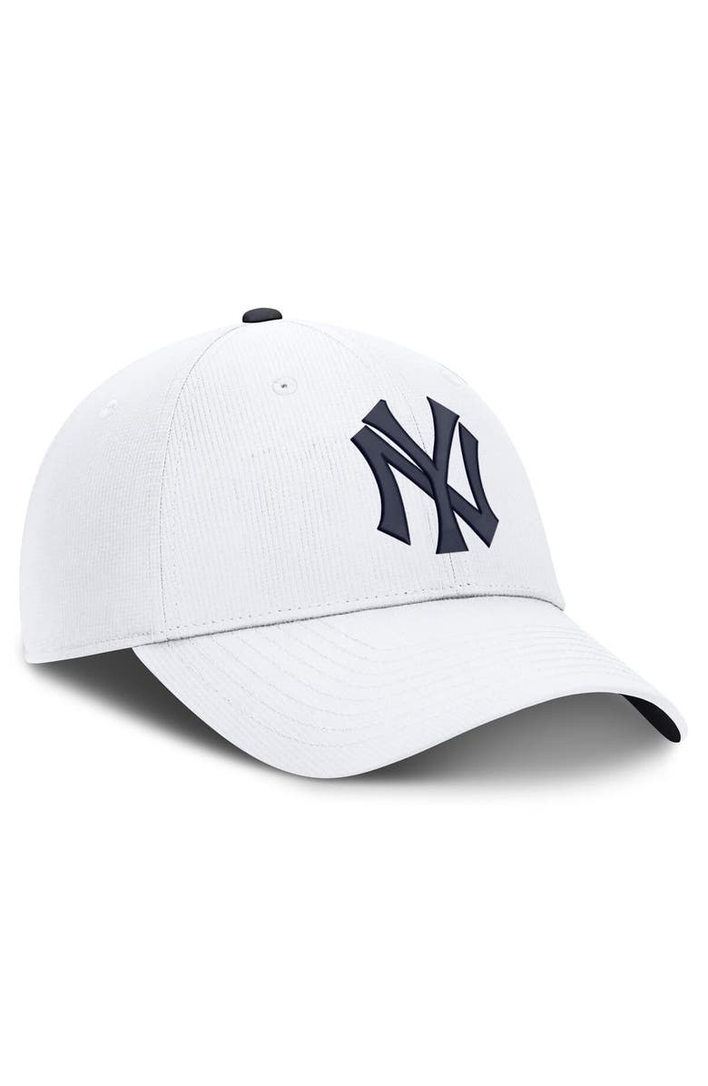 Nike Men's Nike White New York Yankees Cooperstown Club Dri-FIT Adjustable Hat, Alternate, color, White