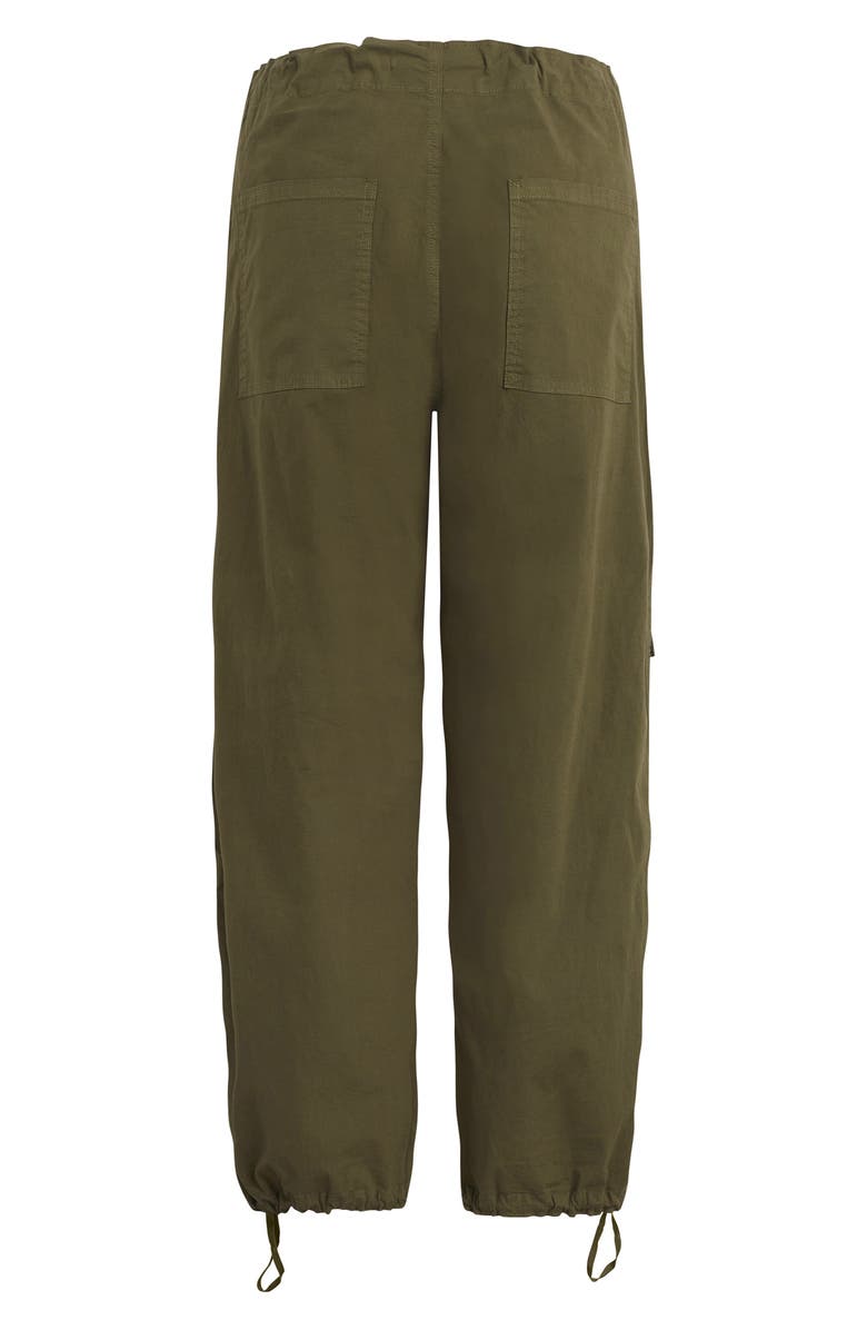 Hudson Jeans Stretch Cotton Parachute Cargo Pants, Alternate, color, Cypress