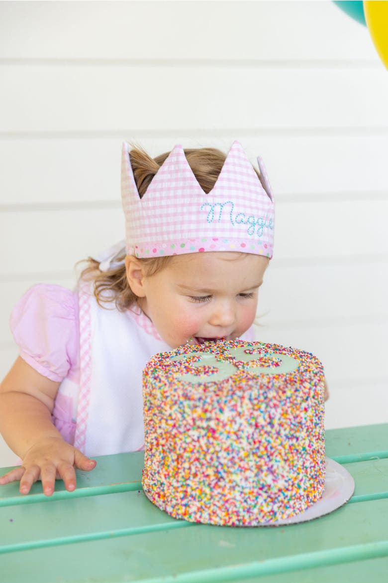 Birthday Crown, Alternate, color, Pink
