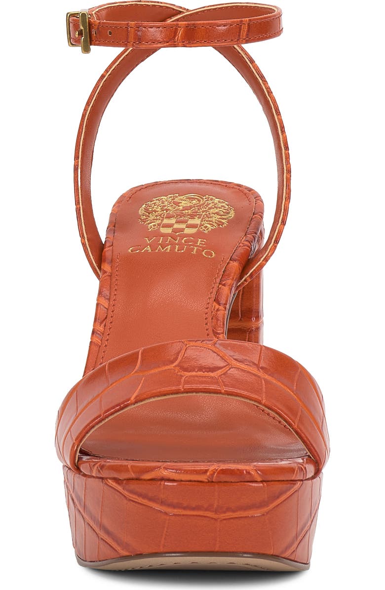 Vince Camuto Pendry Ankle Strap Platform Sandal, Alternate, color, Sunset